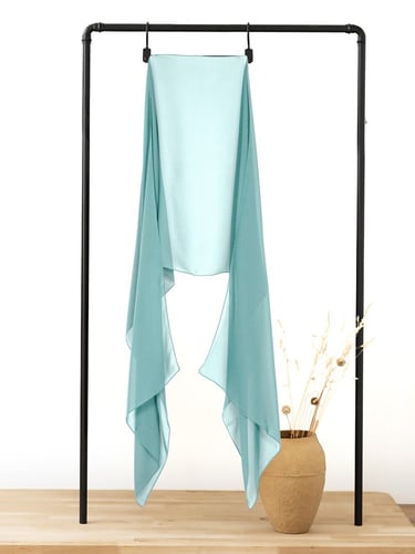 طرحة شيفون فاخرة خفيفة الوزن – لفّة حجاب أنثوية أن...