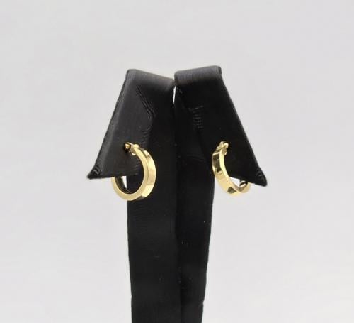 حلق ذهب عيار 18 - G1695