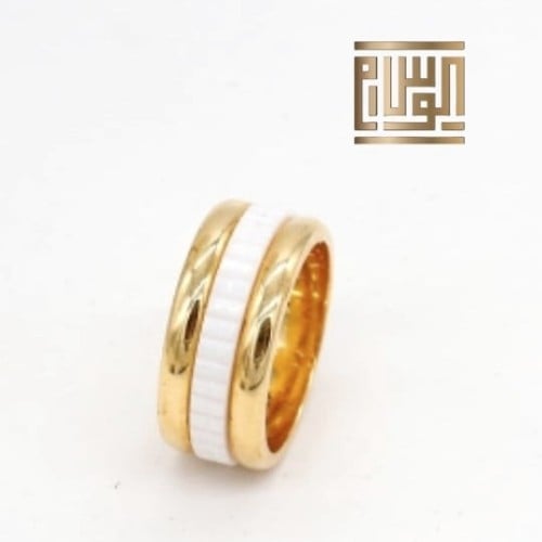 دبلة ذهب باشرون عيار 18