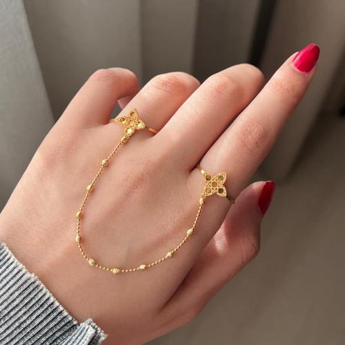 خاتم ذهب اوتار عيار 21