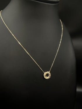 عقد ذهب إيطالي عيار 18