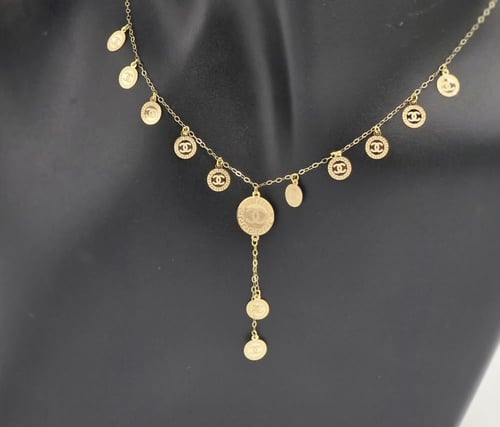 عقد ذهب عيار 18 - G1739