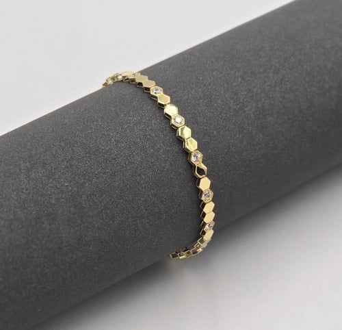 أسوارة ذهب شومية عيار 18