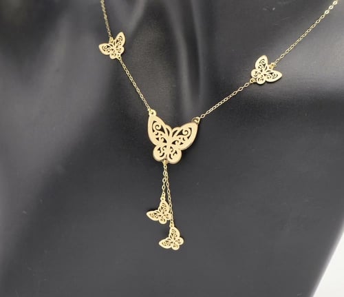 عقد ذهب عيار 18 - G1728