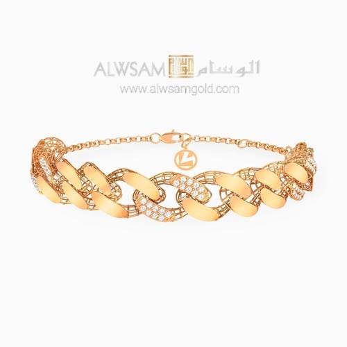 طقم ذهب لازوردي عيار 21