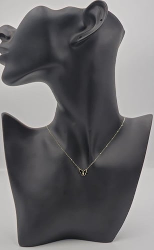 عقد واسورة ناعم ذهب عيار 18