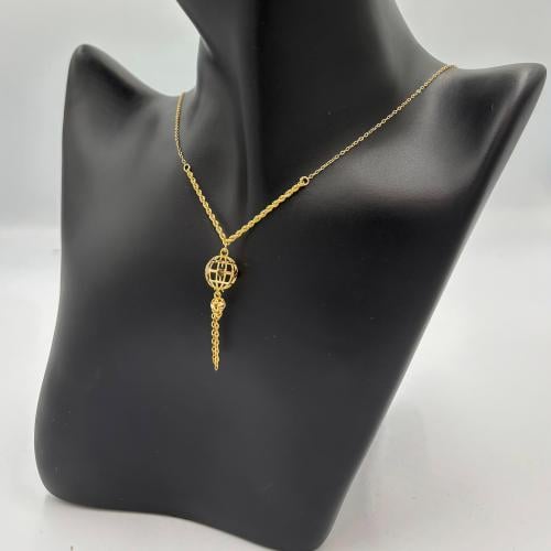 عقد ذهب عيار 21