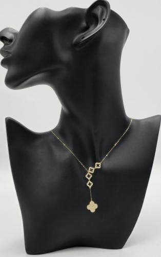 عقد ذهب عيار 18