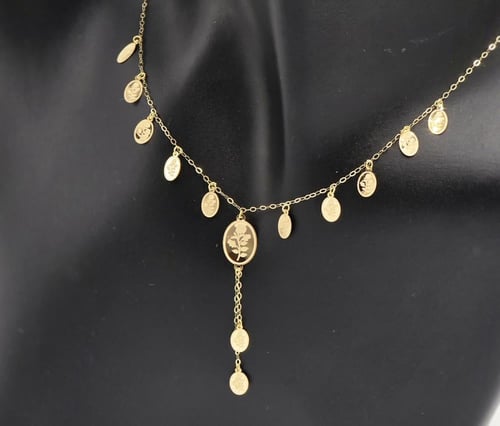 عقد ذهب عيار 18 - G1726