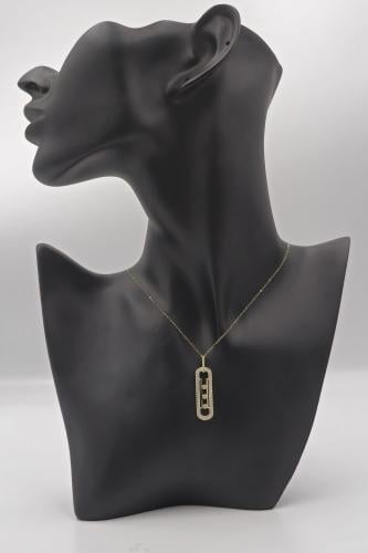 عقد ذهب عيار 18