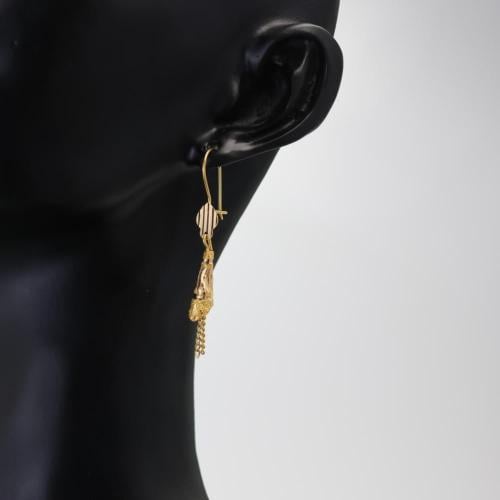 حلق ذهب عيار 21