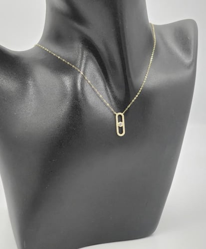 عقد ذهب عيار 18