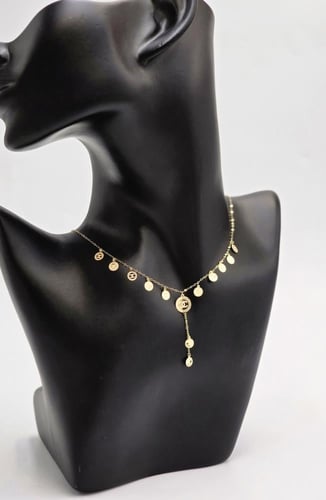 عقد ذهب عيار 18 - G1739