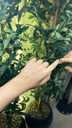 كف ذهب عيار 18 - G1828