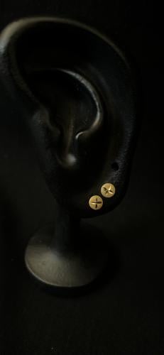 حلق ذهب عيار 21