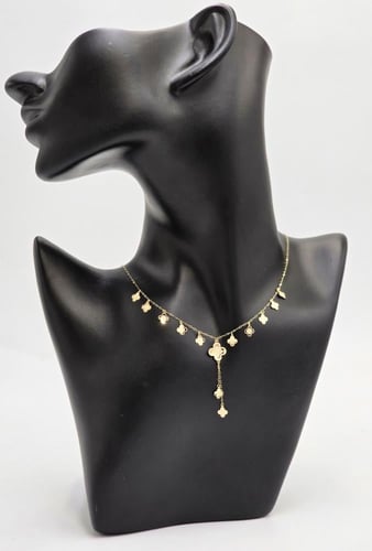 عقد ذهب عيار 18 - G1724