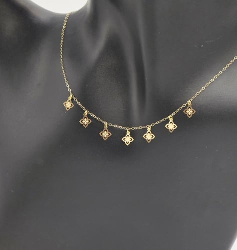 عقد ذهب عيار 18 - G1714