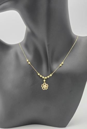 عقد ذهب عيار 18