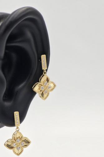 حلق ذهب عيار 18