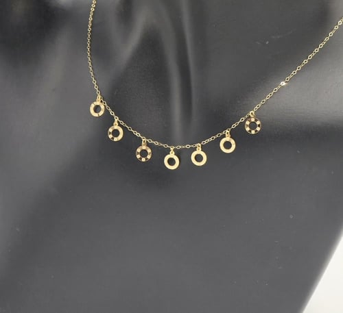 عقد ذهب عيار 18 - G1716