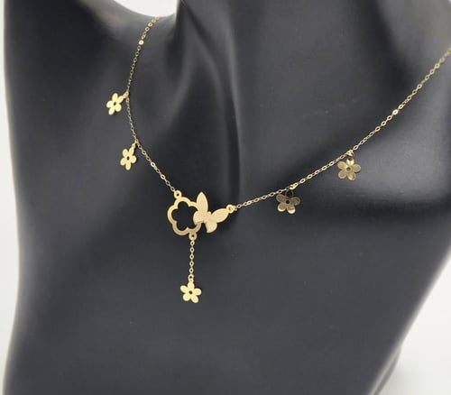 عقد ذهب عيار 18 - G1864