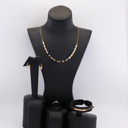 طقم ذهب عيار 21