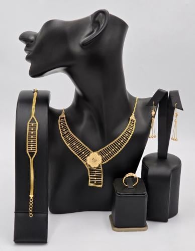 طقم ذهب عيار 21