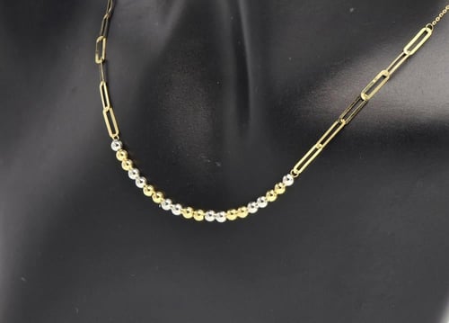 عقد ذهب عيار 18