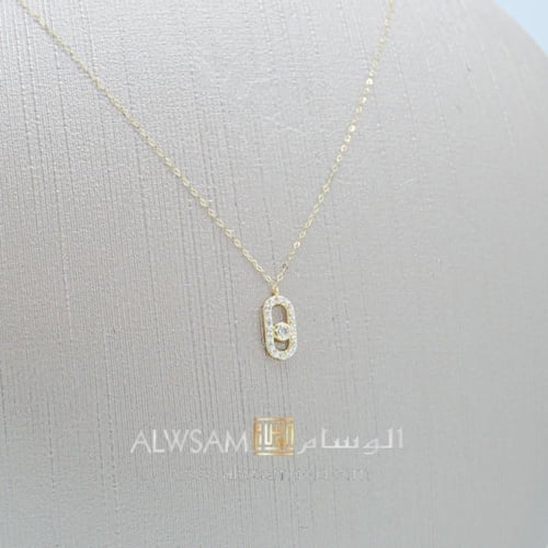عقد ذهب عيار 18 - G1710