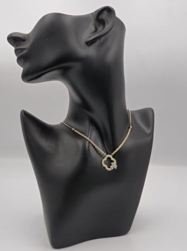 عقد ذهب عيار 18