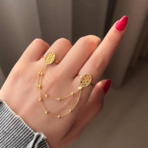 خاتم ذهب اوتار عيار 21