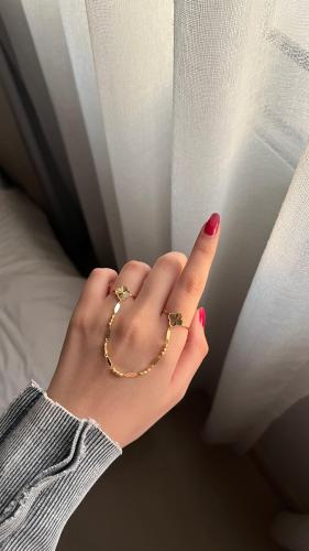 خاتم ذهب اوتار عيار 21