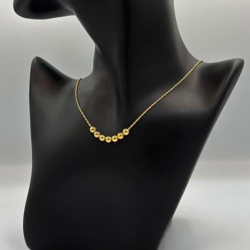 عقد ذهب عيار 21