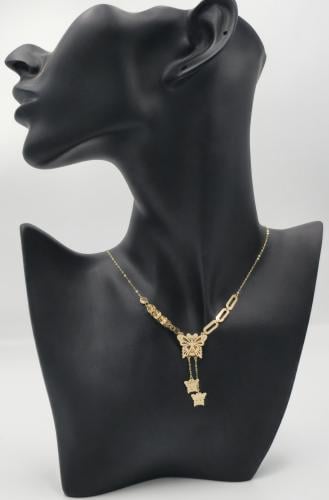 عقد ذهب عيار 18