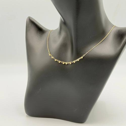 عقد ذهب إيطالي عيار 18