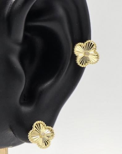 حلق ذهب عيار 18