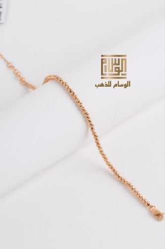 اسورة ذهب لازوردي عيار 21