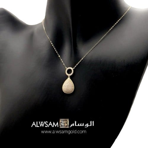 عقد ذهب عيار 18