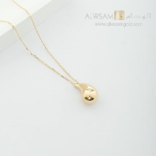 عقد ذهب عيار 18