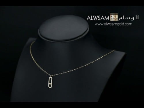 عقد ذهب عيار 18
