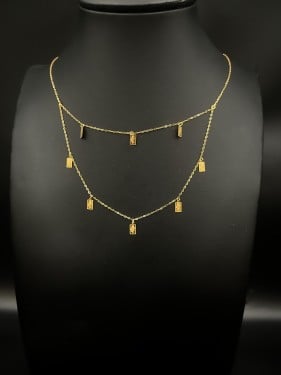 عقد ذهب دورين عيار 21