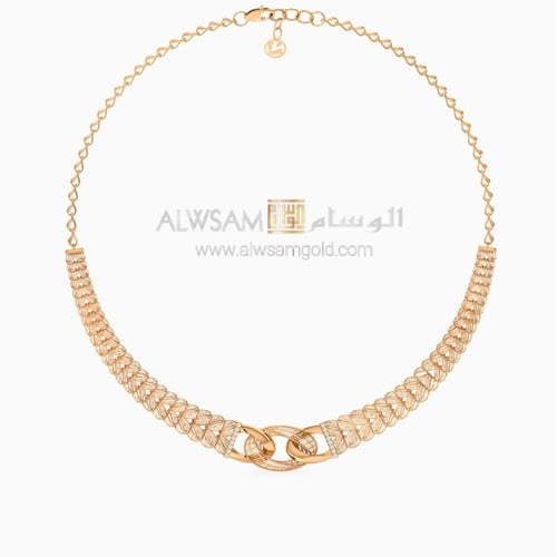 طقم ذهب لازوردي عيار 21