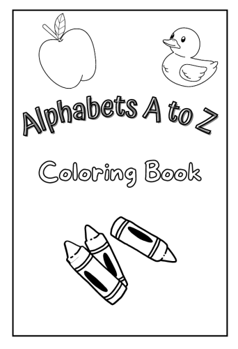 كتاب تلوين الحروف الإنجليزية - English Alphabets C...