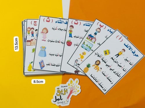 قطع الاحرف العربية