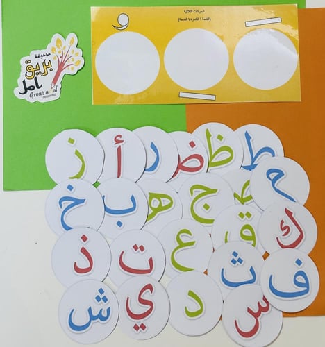 تعلم نطق وكتابة الاحرف بالحركات الثلاثة