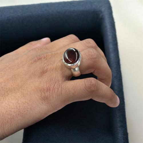 خاتم عقيق كرزي بصياغه اوبال الملكيه