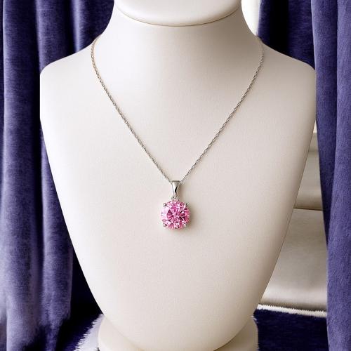 تعليقة زركون وردي أنثوية – من تصميم أوبال