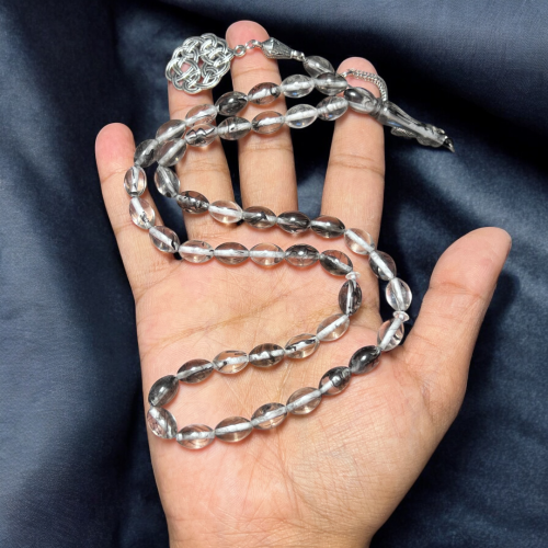 مسباح بكلايت لون درجات الرمادي - 10 ملم