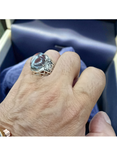 خاتم عقيق المدينه بصياغة اوبال