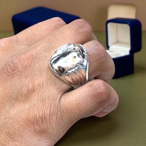 خاتم عقيق المدينه بصياغة اوبال